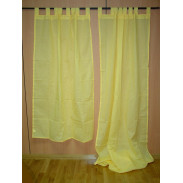 Záclona \yellow cotton\ 110x260cm